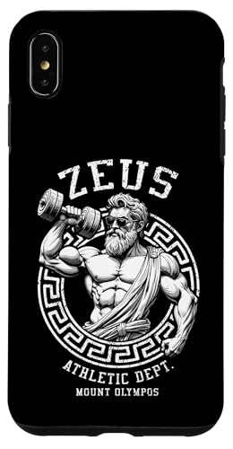 Zeus Gym Athletic Department Lustiger griechischer Gott Workout Muskel Hülle für iPhone XS Max Zeus Gym Athletic Department Lustiger griechischer Gott Workout Muskel Hülle für iPhone XS Max von Grandio Design Sports Training And Fitness