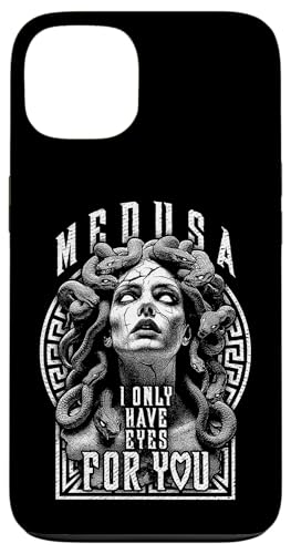 Hülle für iPhone 13 Valentinstag Medusa Frau I Only Have Eyes For You Heart von Merch von Amazon