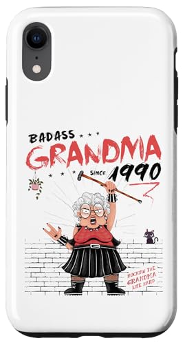 Badass Grandma Since 1990 – 35 Years of Fun & Style Hülle für iPhone XR von Grandma Rocking Life Since Ever