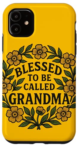 Gesegnet, Oma genannt zu werden, Illustration, Omas Design Hülle für iPhone 11 von Grandmas Love Snugg