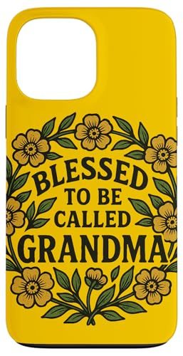 Gesegnet, Oma genannt zu werden, Illustration, Omas Design Hülle für iPhone 13 Pro Max von Grandmas Love Snugg