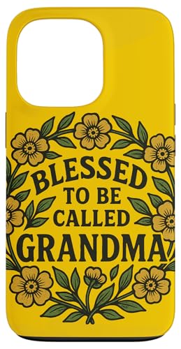 Gesegnet, Oma genannt zu werden, Illustration, Omas Design Hülle für iPhone 13 Pro von Grandmas Love Snugg