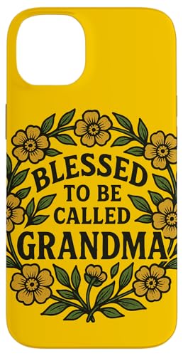Gesegnet, Oma genannt zu werden, Illustration, Omas Design Hülle für iPhone 14 Plus von Grandmas Love Snugg