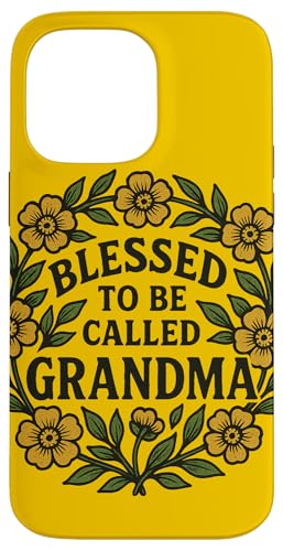 Gesegnet, Oma genannt zu werden, Illustration, Omas Design Hülle für iPhone 14 Pro Max von Grandmas Love Snugg