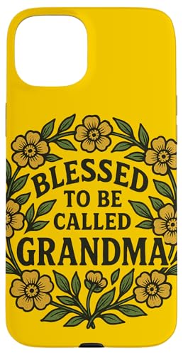 Gesegnet, Oma genannt zu werden, Illustration, Omas Design Hülle für iPhone 15 Plus von Grandmas Love Snugg