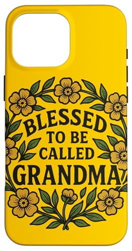 Gesegnet, Oma genannt zu werden, Illustration, Omas Design Hülle für iPhone 16 Pro Max von Grandmas Love Snugg