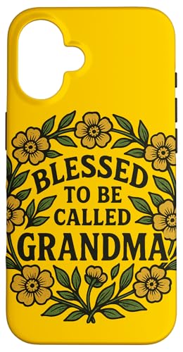 Gesegnet, Oma genannt zu werden, Illustration, Omas Design Hülle für iPhone 16 von Grandmas Love Snugg
