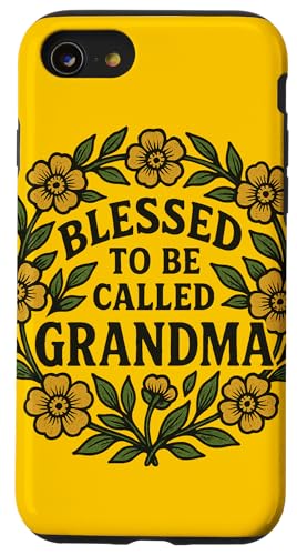 Gesegnet, Oma genannt zu werden, Illustration, Omas Design Hülle für iPhone SE (2020) / 7 / 8 von Grandmas Love Snugg