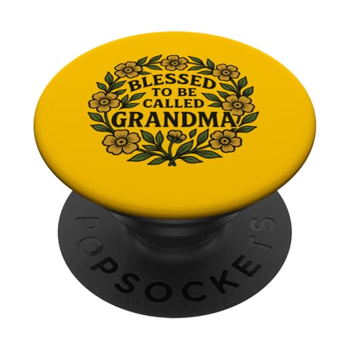 Gesegnet, Oma genannt zu werden, Illustration, Omas Design PopSockets Klebender PopGrip Gesegnet, Oma genannt zu werden, Illustration, Omas Design PopSockets Klebender PopGrip von Grandmas Love Snugg