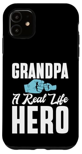 Opa Ein echter Held Opa Hülle für iPhone 11 von Grandpa Gifts