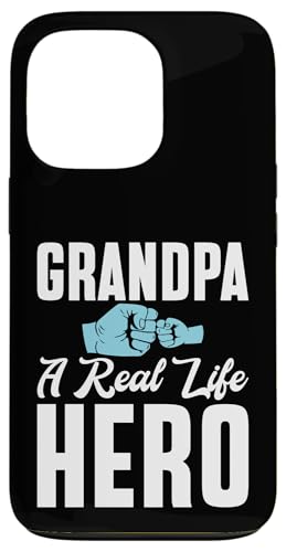 Opa Ein echter Held Opa Hülle für iPhone 13 Pro von Grandpa Gifts