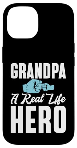 Opa Ein echter Held Opa Hülle für iPhone 14 von Grandpa Gifts