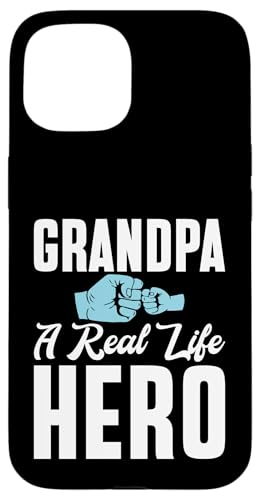 Opa Ein echter Held Opa Hülle für iPhone 15 von Grandpa Gifts