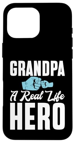Opa Ein echter Held Opa Hülle für iPhone 16 Pro Max von Grandpa Gifts
