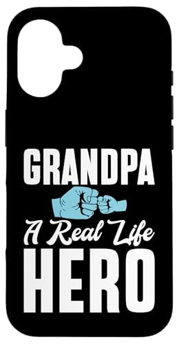 Opa Ein echter Held Opa Hülle für iPhone 16 von Grandpa Gifts