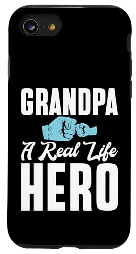 Opa Ein echter Held Opa Hülle für iPhone SE (2020) / 7 / 8 von Grandpa Gifts
