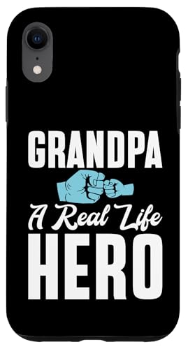 Opa Ein echter Held Opa Hülle für iPhone XR von Grandpa Gifts
