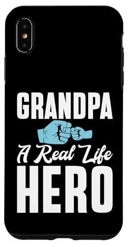 Opa Ein echter Held Opa Hülle für iPhone XS Max von Grandpa Gifts