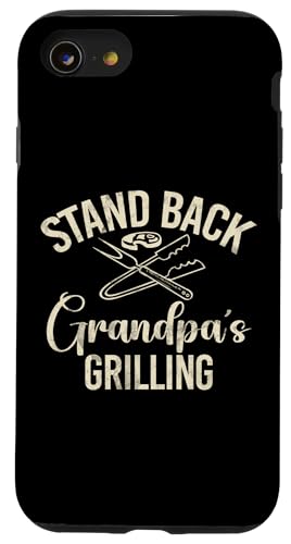 Stand Back Opa Grillen Opa Hülle für iPhone SE (2020) / 7 / 8 von Grandpa Gifts