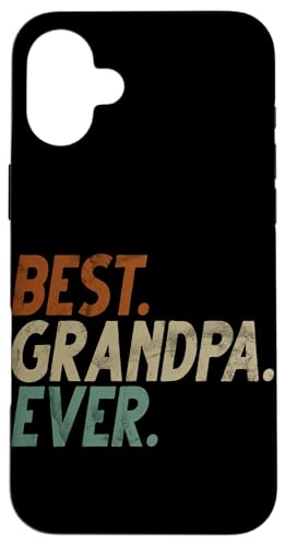Best Grandpa Ever Granddad Retro Vatertag Großvater Hülle für iPhone 16 Plus Best Grandpa Ever Granddad Retro Vatertag Großvater Hülle für iPhone 16 Plus von Grandpa Granddad Funny Father's Day Men Apparel