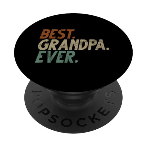 Best Grandpa Ever Granddad Retro Vatertag Großvater PopSockets Klebender PopGrip Best Grandpa Ever Granddad Retro Vatertag Großvater PopSockets Klebender PopGrip von Grandpa Granddad Funny Father's Day Men Apparel