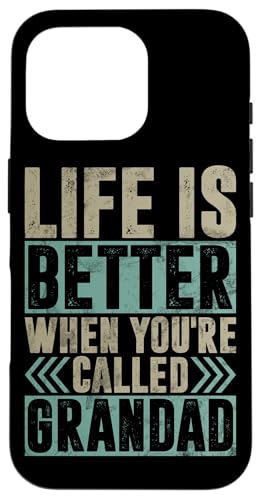 Das Leben ist besser, wenn du Opa Funny Grandpa genannt wirst Hülle für iPhone 16 Pro Das Leben ist besser, wenn du Opa Funny Grandpa genannt wirst Hülle für iPhone 16 Pro von Grandpa Granddad Funny Father's Day Men Apparel