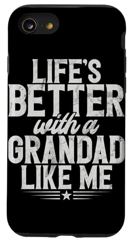 Das Leben ist besser mit einem Opa wie mir Vatertag Lustig Hülle für iPhone SE (2020) / 7 / 8 von Grandpa Granddad Funny Father's Day Men Apparel