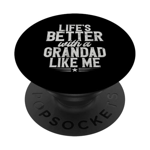 Das Leben ist besser mit einem Opa wie mir Vatertag Lustig PopSockets Klebender PopGrip Das Leben ist besser mit einem Opa wie mir Vatertag Lustig PopSockets Klebender PopGrip von Grandpa Granddad Funny Father's Day Men Apparel