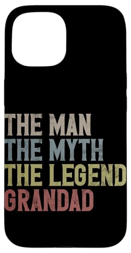 Der Mann Der Mythos Die Legende Opa Vintage-Großvater Hülle für iPhone 15 Der Mann Der Mythos Die Legende Opa Vintage-Großvater Hülle für iPhone 15 von Grandpa Granddad Funny Father's Day Men Apparel