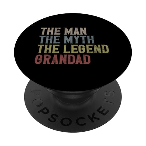 Der Mann Der Mythos Die Legende Opa Vintage-Großvater PopSockets Klebender PopGrip Der Mann Der Mythos Die Legende Opa Vintage-Großvater PopSockets Klebender PopGrip von Grandpa Granddad Funny Father's Day Men Apparel
