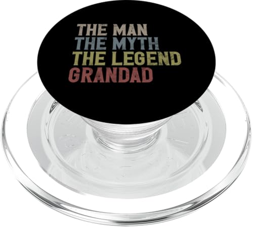 Der Mann Der Mythos Die Legende Opa Vintage-Großvater PopSockets PopGrip für MagSafe Der Mann Der Mythos Die Legende Opa Vintage-Großvater PopSockets PopGrip für MagSafe von Grandpa Granddad Funny Father's Day Men Apparel