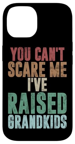 Du kannst mich nicht erschrecken, ich habe Grandkids großgezogen, Retro-Granddad Pops Hülle für iPhone 14 von Grandpa Granddad Funny Father's Day Men Apparel