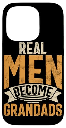 Echte Männer werden Opas Papa Großvater Lustiger Opa Hülle für iPhone 14 Pro von Grandpa Granddad Funny Father's Day Men Apparel