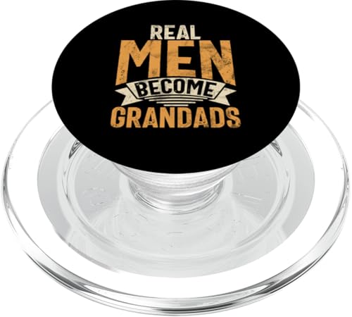 Echte Männer werden Opas Papa Großvater Lustiger Opa PopSockets PopGrip für MagSafe Echte Männer werden Opas Papa Großvater Lustiger Opa PopSockets PopGrip für MagSafe von Grandpa Granddad Funny Father's Day Men Apparel