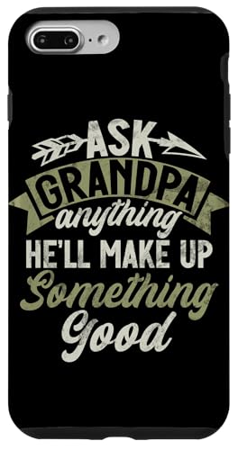 Frag Opa alles, er wird sich etwas ausdenken, gutes Opa. Hülle für iPhone 7 Plus/8 Plus Frag Opa alles, er wird sich etwas ausdenken, gutes Opa. Hülle für iPhone 7 Plus/8 Plus von Grandpa Granddad Funny Father's Day Men Apparel