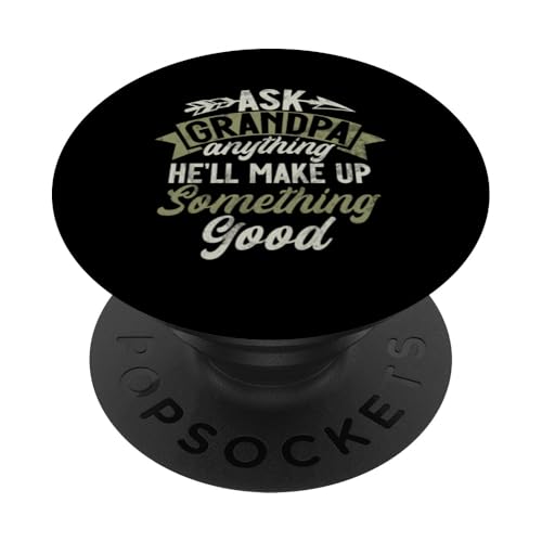 Frag Opa alles, er wird sich etwas ausdenken, gutes Opa. PopSockets Klebender PopGrip Frag Opa alles, er wird sich etwas ausdenken, gutes Opa. PopSockets Klebender PopGrip von Grandpa Granddad Funny Father's Day Men Apparel