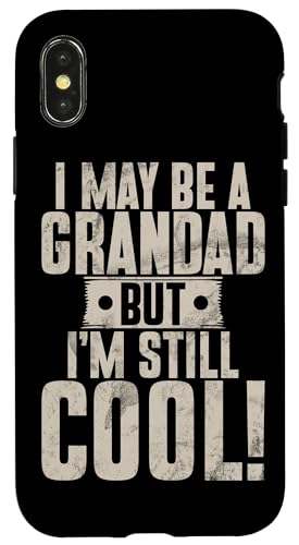 Ich bin vielleicht ein Großvater, aber ich bin immer noch cool Lustiger Vintage-Opa Hülle für iPhone X/XS Ich bin vielleicht ein Großvater, aber ich bin immer noch cool Lustiger Vintage-Opa Hülle für iPhone X/XS von Grandpa Granddad Funny Father's Day Men Apparel
