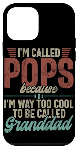 Ich werde Pops genannt, weil ich zu cool bin, um Opa genannt zu werden Hülle für iPhone 12 mini Ich werde Pops genannt, weil ich zu cool bin, um Opa genannt zu werden Hülle für iPhone 12 mini von Grandpa Granddad Funny Father's Day Men Apparel