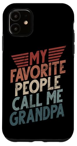 Meine Lieblingsleute nennen mich Opa Retro Granddad Father Hülle für iPhone 11 Meine Lieblingsleute nennen mich Opa Retro Granddad Father Hülle für iPhone 11 von Grandpa Granddad Funny Father's Day Men Apparel