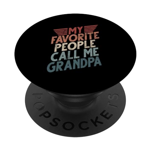 Meine Lieblingsleute nennen mich Opa Retro Granddad Father PopSockets Klebender PopGrip Meine Lieblingsleute nennen mich Opa Retro Granddad Father PopSockets Klebender PopGrip von Grandpa Granddad Funny Father's Day Men Apparel