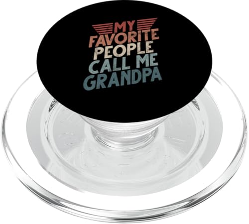 Meine Lieblingsleute nennen mich Opa Retro Granddad Father PopSockets PopGrip für MagSafe Meine Lieblingsleute nennen mich Opa Retro Granddad Father PopSockets PopGrip für MagSafe von Grandpa Granddad Funny Father's Day Men Apparel