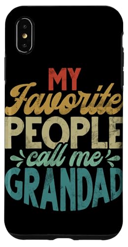 Meine Lieblingsleute nennen mich Opa Retro Grandpa Grandpa Hülle für iPhone XS Max Meine Lieblingsleute nennen mich Opa Retro Grandpa Grandpa Hülle für iPhone XS Max von Grandpa Granddad Funny Father's Day Men Apparel