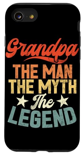 Opa Der Mann Der Mythos Die Legende Retro-Opa Pops Hülle für iPhone SE (2020) / 7 / 8 von Grandpa Granddad Funny Father's Day Men Apparel