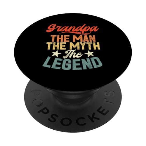 Opa Der Mann Der Mythos Die Legende Retro-Opa Pops PopSockets Klebender PopGrip Opa Der Mann Der Mythos Die Legende Retro-Opa Pops PopSockets Klebender PopGrip von Grandpa Granddad Funny Father's Day Men Apparel