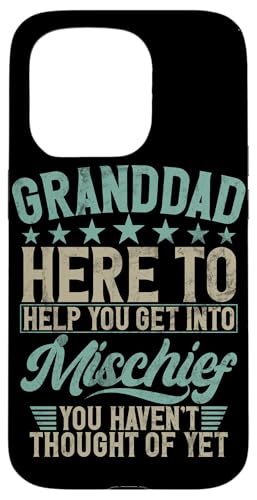 Opa ist hier, um dir zu helfen, Unfug zu treiben Grandfather Pops Hülle für iPhone 15 Pro Opa ist hier, um dir zu helfen, Unfug zu treiben Grandfather Pops Hülle für iPhone 15 Pro von Grandpa Granddad Funny Father's Day Men Apparel