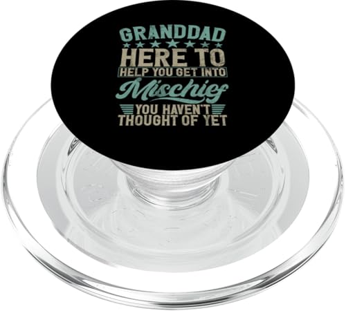 Opa ist hier, um dir zu helfen, Unfug zu treiben Grandfather Pops PopSockets PopGrip für MagSafe Opa ist hier, um dir zu helfen, Unfug zu treiben Grandfather Pops PopSockets PopGrip für MagSafe von Grandpa Granddad Funny Father's Day Men Apparel