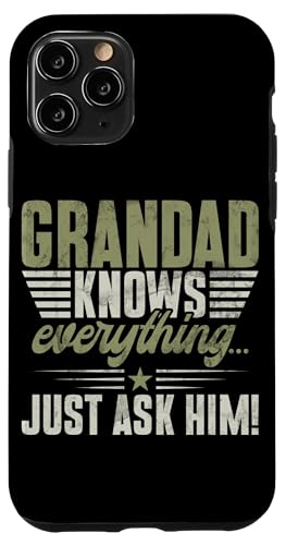 Opa weiß alles, frag ihn einfach Opa Funny Granddad Hülle für iPhone 11 Pro Opa weiß alles, frag ihn einfach Opa Funny Granddad Hülle für iPhone 11 Pro von Grandpa Granddad Funny Father's Day Men Apparel