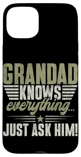 Opa weiß alles, frag ihn einfach Opa Funny Granddad Hülle für iPhone 15 Plus Opa weiß alles, frag ihn einfach Opa Funny Granddad Hülle für iPhone 15 Plus von Grandpa Granddad Funny Father's Day Men Apparel