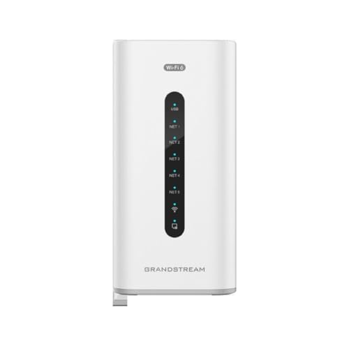 Grandstream Integrierter GCC6010W IPPBX (10 Benutzer, 4 gleichzeitige Anrufe) + Firewall in Enterprise-Klasse + VPN-Router + 2 x 2,5 GB, 5 x GigE Network Switch + WiFi 6 AP von Grandstream