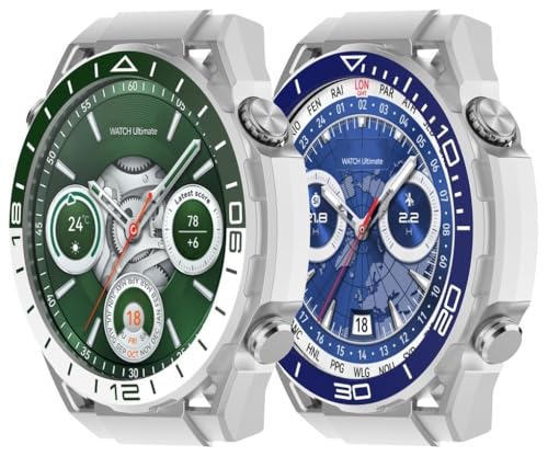 Bumper Case kompatibel mit Huawei Watch GT5 Pro 46mm, Gransho Slim Shockproof Protective Bumper Cover [No Screen Protector] NO250502 (A [Pack of 2]) von Gransho